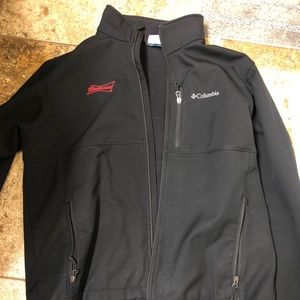 Columbia she'll jacket with Budweiser branding